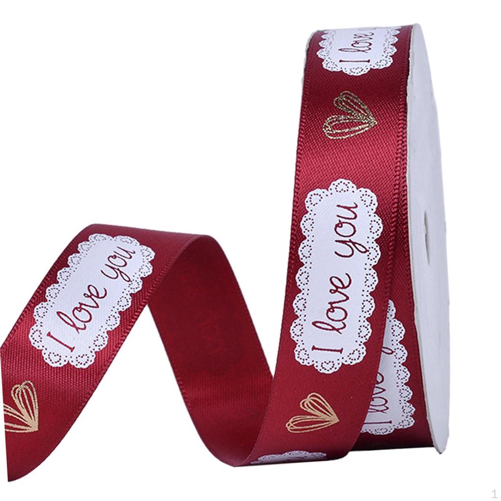 Valentine's Day Fabric Ribbon DIY Crafts,Sewing Ribbon, Gift Wrapping for Wrapping,