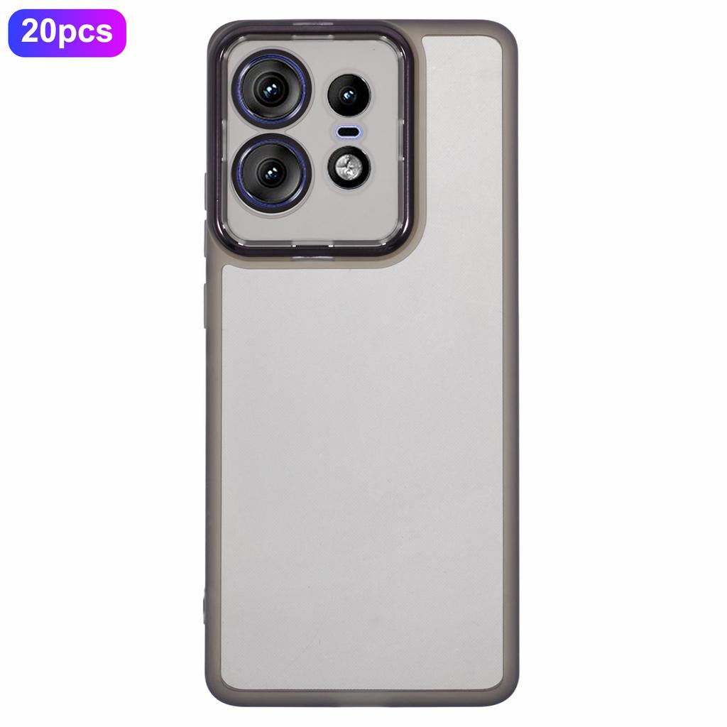 Bulk Purchasing 20Pcs For Motorola Edge 50 Pro 5G Case Electroplated Camera Frame TPU Phone Cover Precise Cutouts