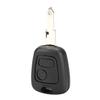 2 Buttons Key Shell Car Key Case Cover Replacement Accessory Fit for Peugeot 206 306 307