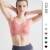Women's Shockproof Yoga Fitness Running Bra Push Up Cross Back Quick Dry Seamless Breathable Sports Bra