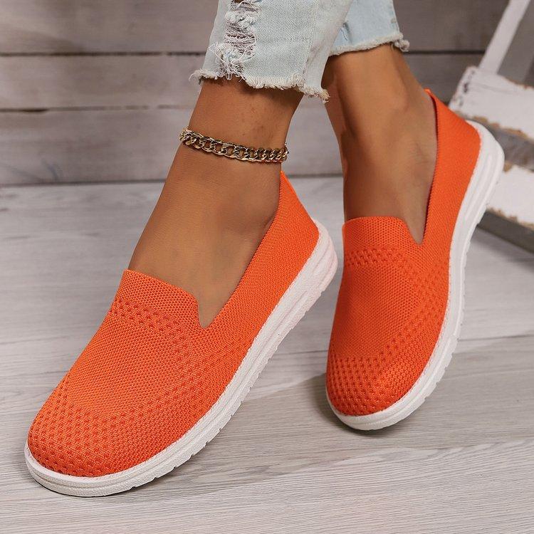 2024 весна новые большие размеры повседневные одинарные туфли с круглым носком дышащие модные женские туфли с плоским дном с плетением