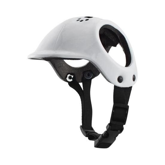 Pet Helmet with Ear Holes Dog Safety Hat Windproof Adjustable Puppy Motorcycle Helmet for Outdoor Riding Hiking Cycling