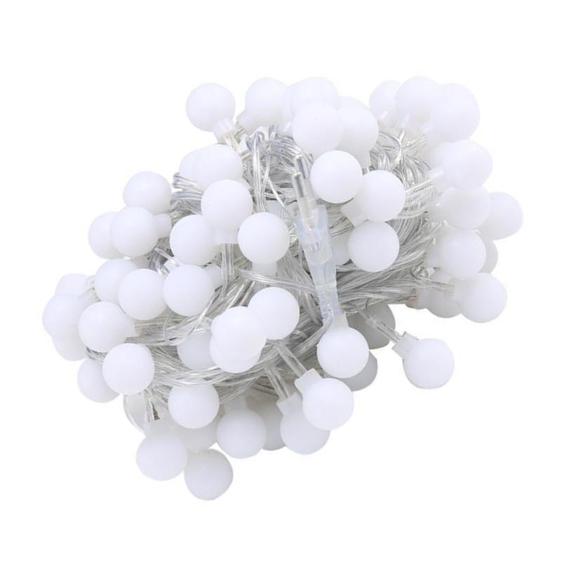 Светодиодные гирлянды-глобусы, теплый белый свет, соединяемые, декоративные гирлянды для улицы, дома, кемпинга