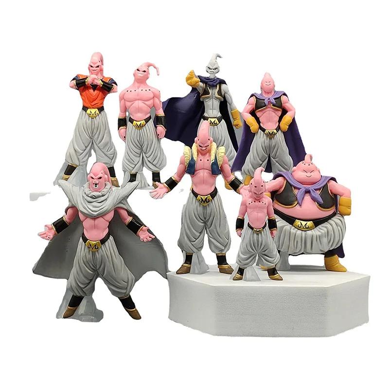 Набор из 8 шт. Фигурки Действия Dragon Ball Majin Buu из ПВХ для Фанатов и Коллекционеров Dragon, Подарок на День Рождения, Игрушки для Мальчиков