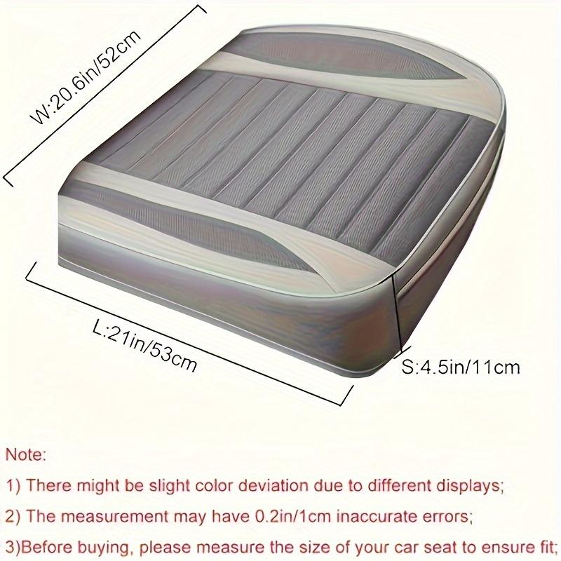All-Season Linen Car Seat Cushion - Non-Slip, Wear-Resistant, Breathable, Easy Installation for Front Passenger Seat In SUVs, Lightweight & Soft