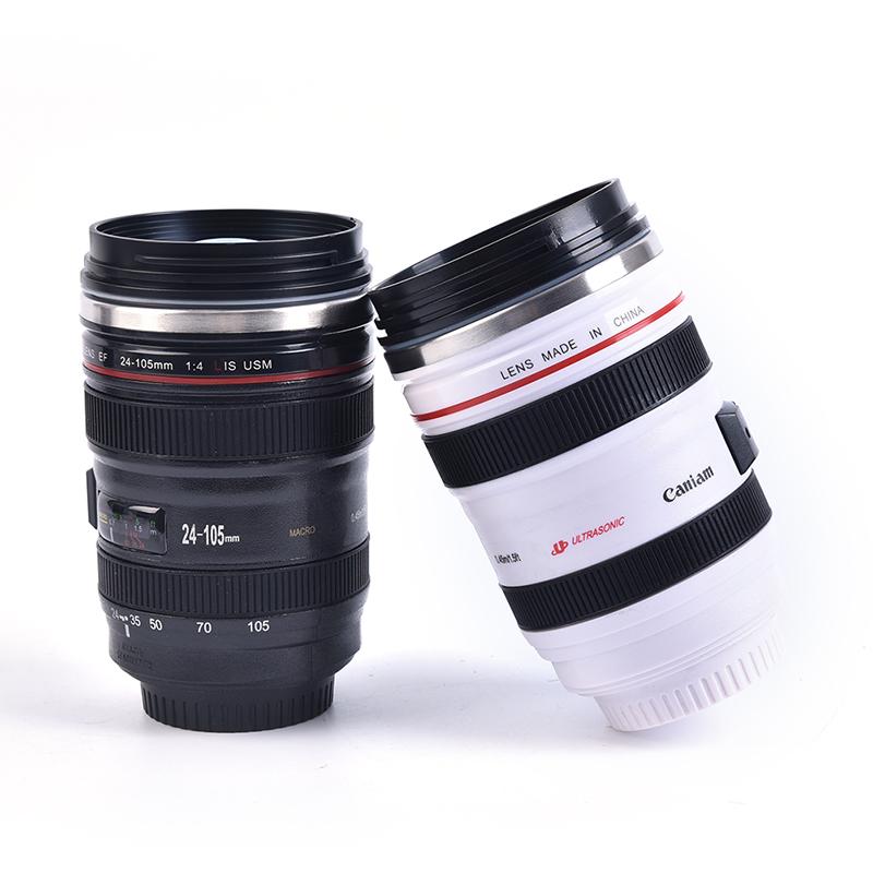 Кружка для кофе в виде объектива камеры из нержавеющей стали, кружка-термос для путешествий, подарок фотографу