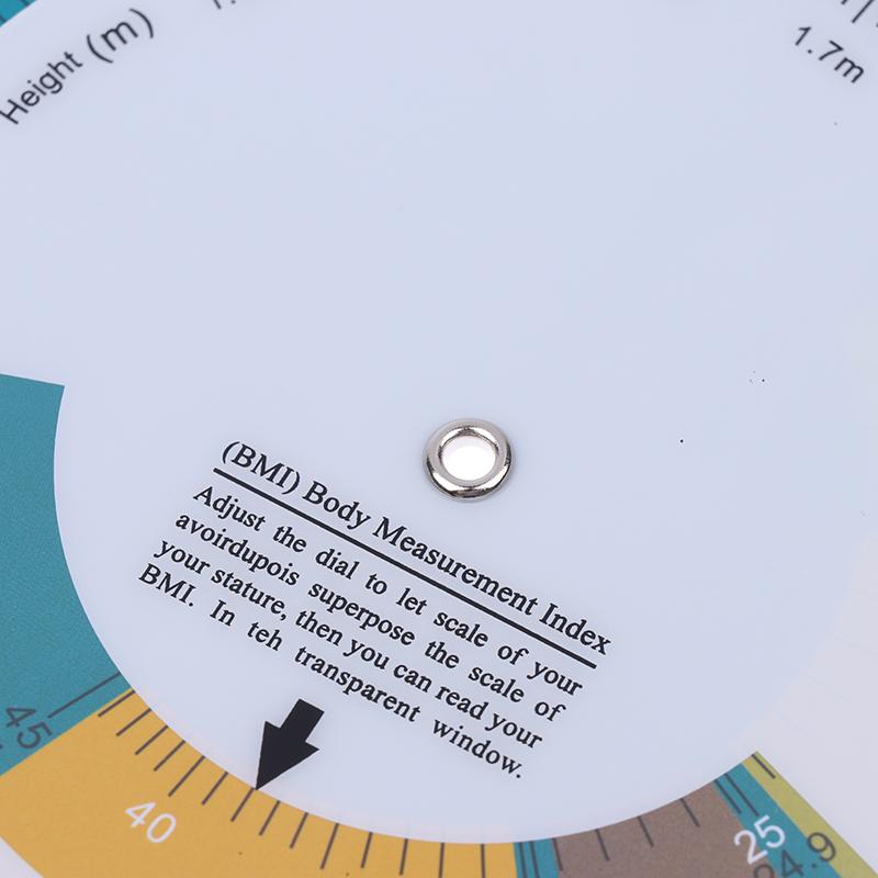 Big Size Bmi Wheel, Bmi Caculator, Bmi Ruler Healthy Ruler,Medical Goniometer,Pvc Ruler