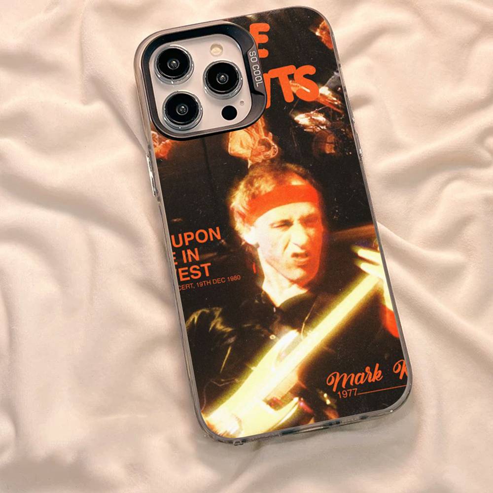 Чехол для телефона Rock Band Dire Straits Разноцветный Для IPhone 17 16 15 14 13 12 11 Pro Max Plus Матовый Чехол