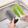 Bottle Brush With Suction Cup Wine Cup Cleaner Portable Turtle Scrub Brush Glass Bottle Bristle Brush For Glassware Wine Glass