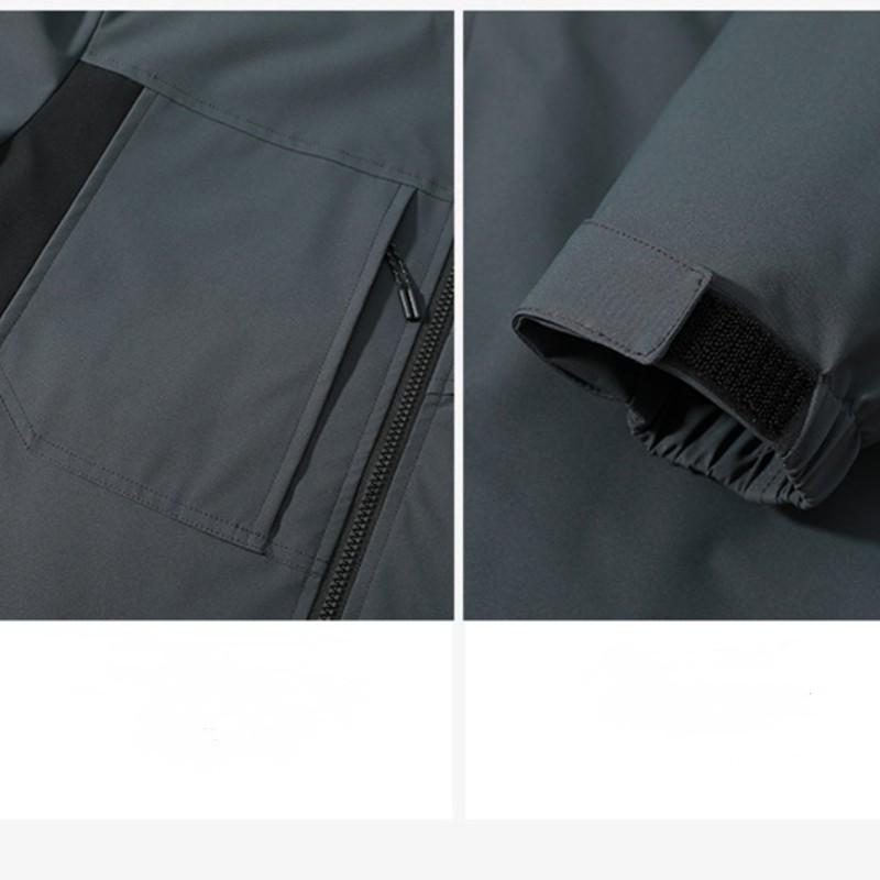 Men's New Autumn Outdoor Storm Jacket Windproof Waterproof Sports Windbreaker Single-layer Hooded Mountaineering Clothing for Men and Women