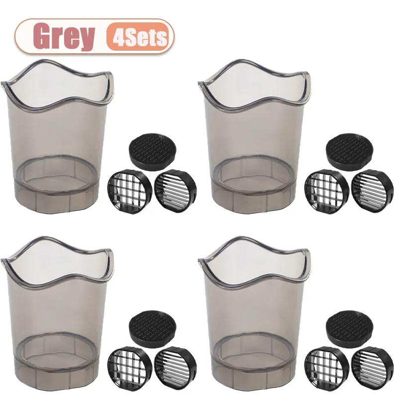 Чашки для нарезки из нержавеющей стали с толкателем, быстрая овощерезка для фруктов и овощей, быстрая готовка салата, кухонные инструменты для нарезки