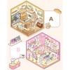 3D House Scene Sticker Miniature Simulated Cabin Scene Sticker for Scrapbooking Journal Notebook Photo Album Phone Case