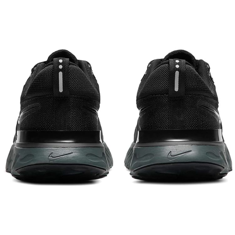 Nike React Infinity Run Flyknit 2 Triple Black Мужские кроссовки Железно-серые CT2357-003