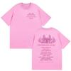 Unisexs JUL Stade De France Vlodrome Doublesided Graphic TShirt Loose Casual French Hip Hop Short Sleeve Male Tops