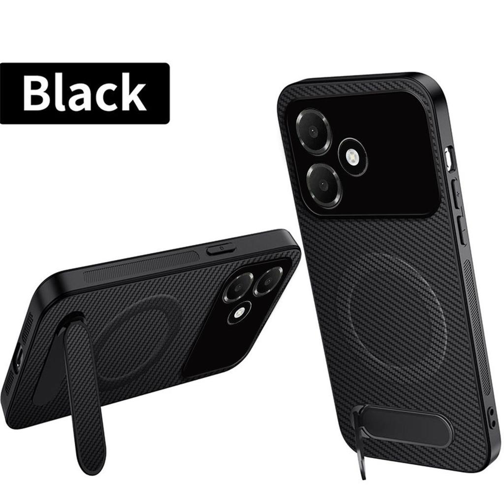 Многоугольная подставка Текстурированный чехол из ТПУ для OPPO A6c Скрытая подставка Многоугольный просмотр Ударопрочный Мягкий защитный чехол