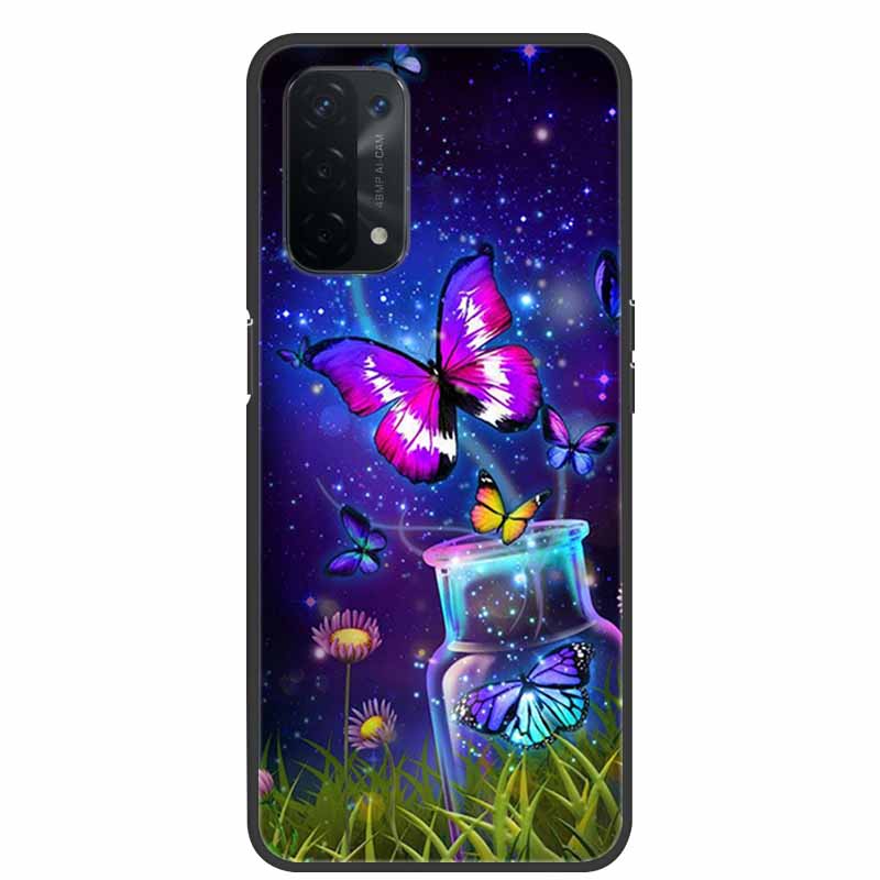 Чехол для Oppo A54 5G Мраморный Мягкий Силиконовый Задний Чехол для Телефона Oppo A55 5G Чехол OppoA54 A54 A55 4G 5G 2021 Coque Funda Сумка