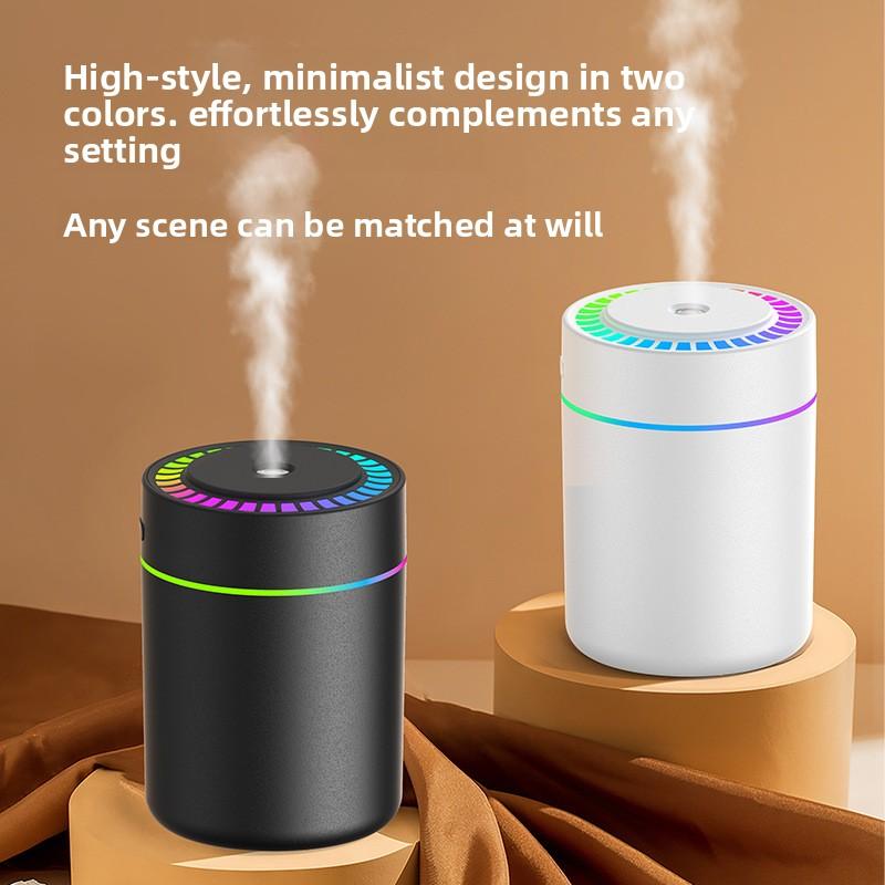 Цветная лампа USB Мини-увлажнитель для дома, спальни, рабочего стола, портативный, маленький автомобильный увлажнитель воздуха