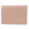 Used BVLGARI Card Case Bulgari Bulgari leather pink beige Clip type