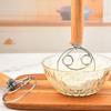 Danish Dough Whisk Stainless Steel Dutch Style Bread Dough Hand Mixer Wooden Handle Kitchen Baking Tools Pastry Dough Blender