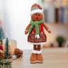 Gingerbread Man Doll Christmas Gingerbread Man Ornaments Extension Leg Christmas