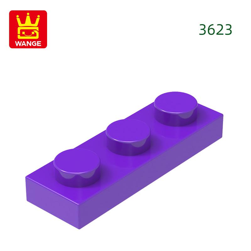 Нетоксичный 206 шт./лот 3623 Тонкий 1x3 Строительный блок Moc Классические Аксессуары Совместимый с Brick Детские Игрушки Подарочная коробка