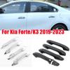 Для LHD Kia Cerato Forte K3 2019-2025 Автомобиль Стиль Углеродное волокно Накладка Молдинг Наружной Дверной Ручки Декоративная Наклейка Аксессуары