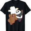 CN Футболка We Bare Bears Танцующий градиентный контур