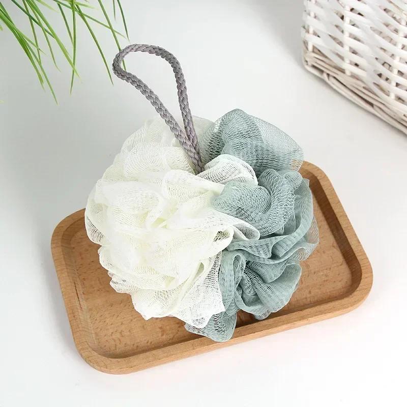 Ванная комната Многоцветный Душевой Шарик Пенопластовый Шар Материал Мягкий Матовый Сетчатый Скраб Для Ванны Массажер Для Спины Инструменты Аксессуары Мелкие Принадлежности