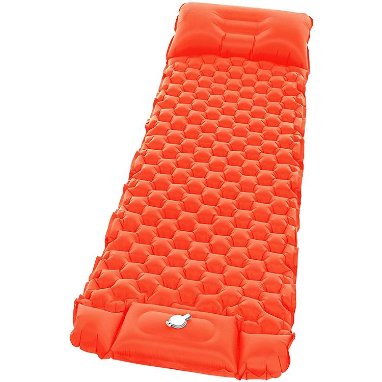 40D Nylon Air Mattress Ultralight Single Sleeping Pad Self-Inflating TPU Camping Mat for Hiking Outdoor Adventure