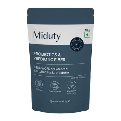 Пробиотики и пребиотики (150 г), Probiotics & Prebiotics Fiber,  Miduty