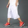 350 Jin Men's Plus Size Loose Fit Summer Basketball Cropped Pants