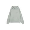 Fear of God Флисовый пуловер Essentials с однотонным логотипом Топы унисекс Зеленый бетон FOG-FW21-107