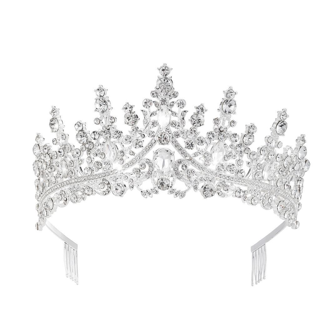Свадебный головной убор Аксессуары для волос Банкетная вечеринка Прическа Корона Корона
