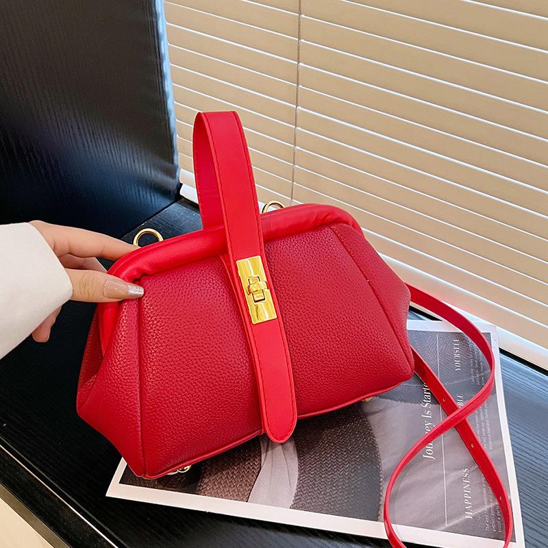 Сумка женская сумка новая мода новая текстура сумка-клип модная на плечо мессенджер