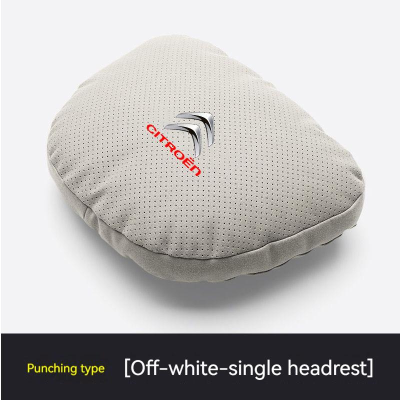 Car Headrest Cover Seat Head Rest Neck Pillow Protector For Citroen DS 3 C4 C3 C5 Aircross Berlingo Celysee Cactus Picasso Saxo anm123