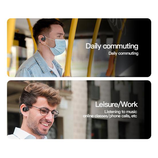 1 шт. беспроводная гарнитура с направленным звуком, подвесные наушники с шумоподавлением и низкой задержкой, Bluetooth-совместимые наушники 5,3