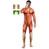 [Магазин Баньань] Костюм для косплея с 3D-печатью, имитирующий мышцы всего тела, гигантский костюм на Хэллоуин, размер XL