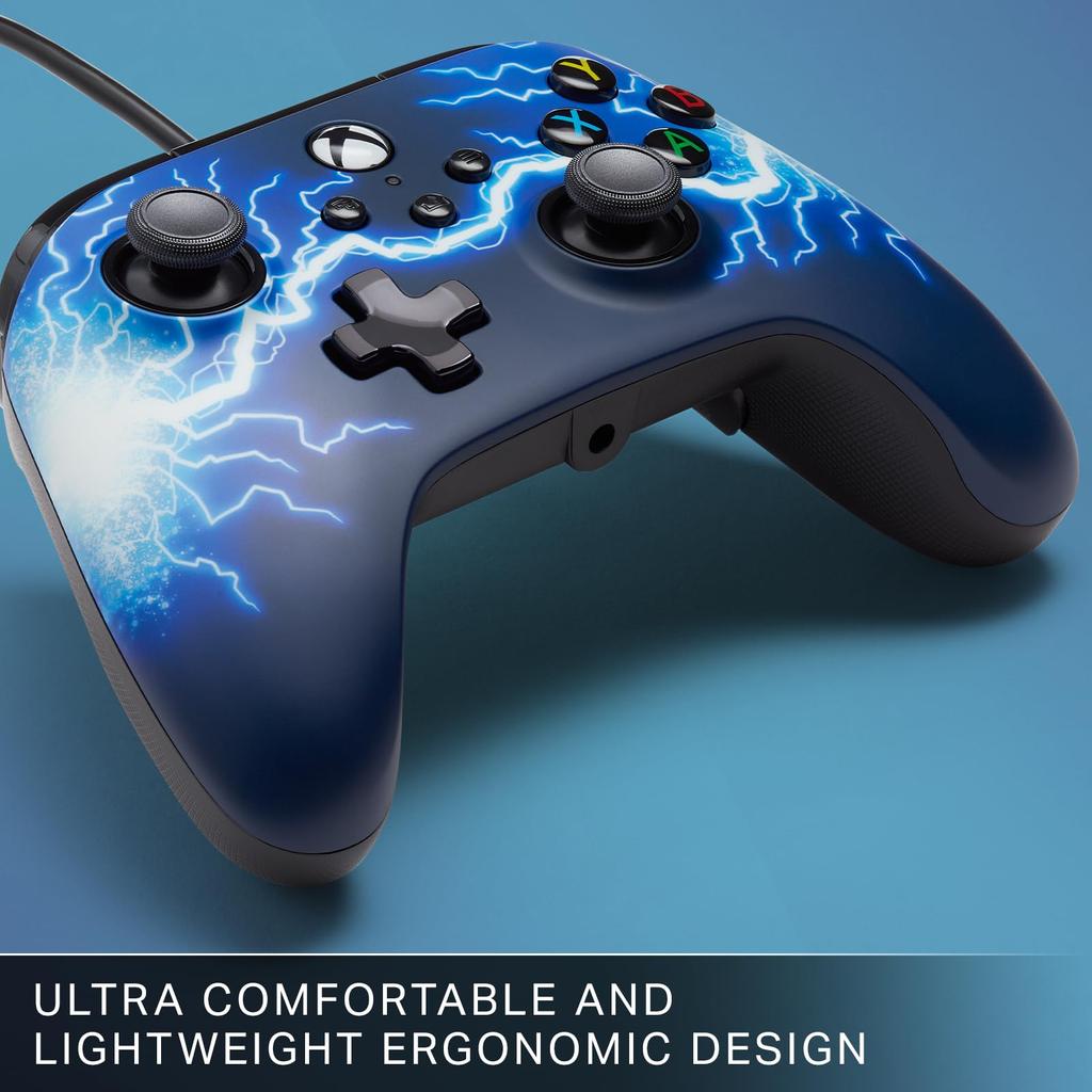 Год PowerA Advantage Проводной контроллер для Xbox Series Arc Lightning Функция двойной вибрации для Xbox Series PC Windows [2 Гарантия] XS - XS 10/11