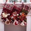 Christmas Stocking Ornaments Christmas Gift Bag, Premium Santa Stocking Christmas Gift Bag