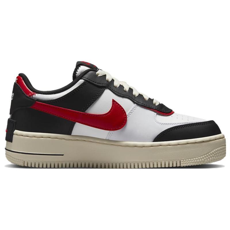 Nike Женские кроссовки Air Force 1 Low Shadow Summit White University Red Black DR7883-102