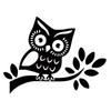 Lovely Owl Branch Car Vehicle Body Window Reflective Decals Sticker Decoration