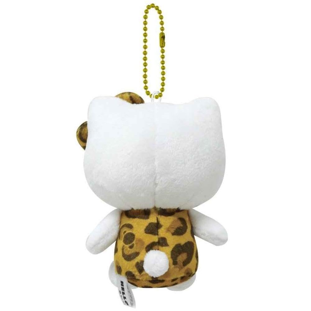 K Company Hello Kitty Mascot Print Ball Chain Mascot for Keychain (Leopard Series) Women, KTH-BM-BR