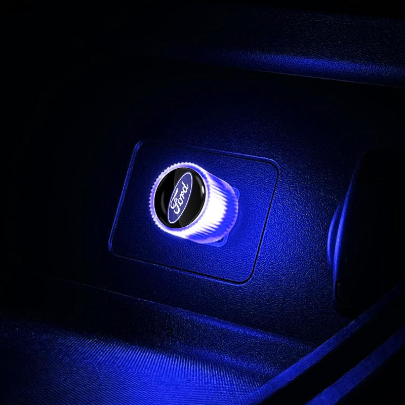 Mini USB LED Car Light Auto Interior Atmosphere Light Decorative Lamp For Ford Ranger Focus Kuga Mustang S-MAX Transit Ghia