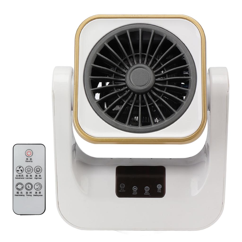 Electric Heater Fast Heating Adjustable Remote Control Portable Mini Indoor Fan Heater EU Plug 220V