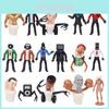 Набор фигурок Skibidi Toilet Man из ПВХ, 16 штук, высота 6-10 см