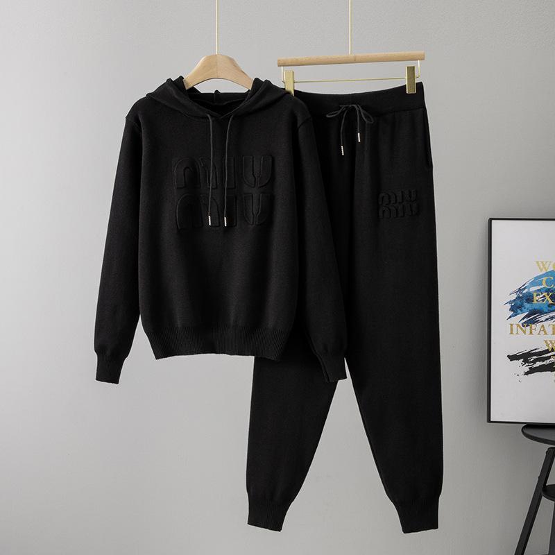 YYFS Женские модные повседневные весенне-осенние костюмы с длинным рукавом, худи и брюками