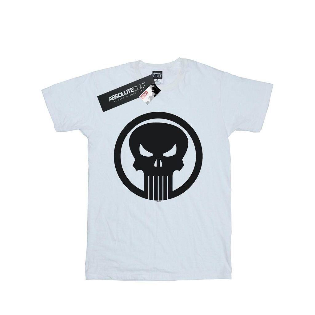 Marvel Мужская футболка Punisher Skull Circle