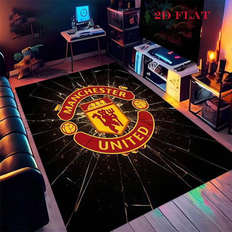 Ковер Man Utd для гостиной, спальни, дома, украшение дивана, нескользящий коврик для детских игр