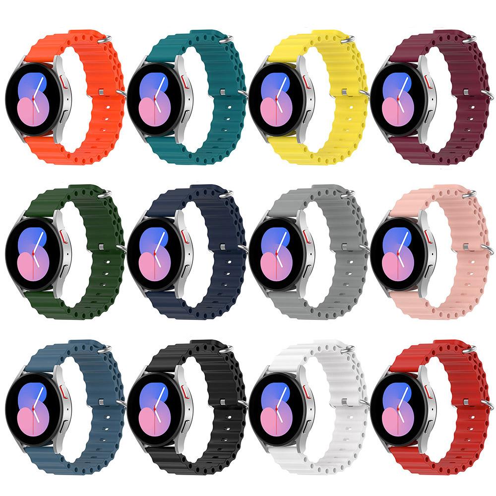 Ocean Starp 20 мм 22 мм для Samsung Galaxy Watch 3 Active 2 Gear S3, силиконовый ремешок для Huawei Watch GT 3/2, 42 мм, 46 мм