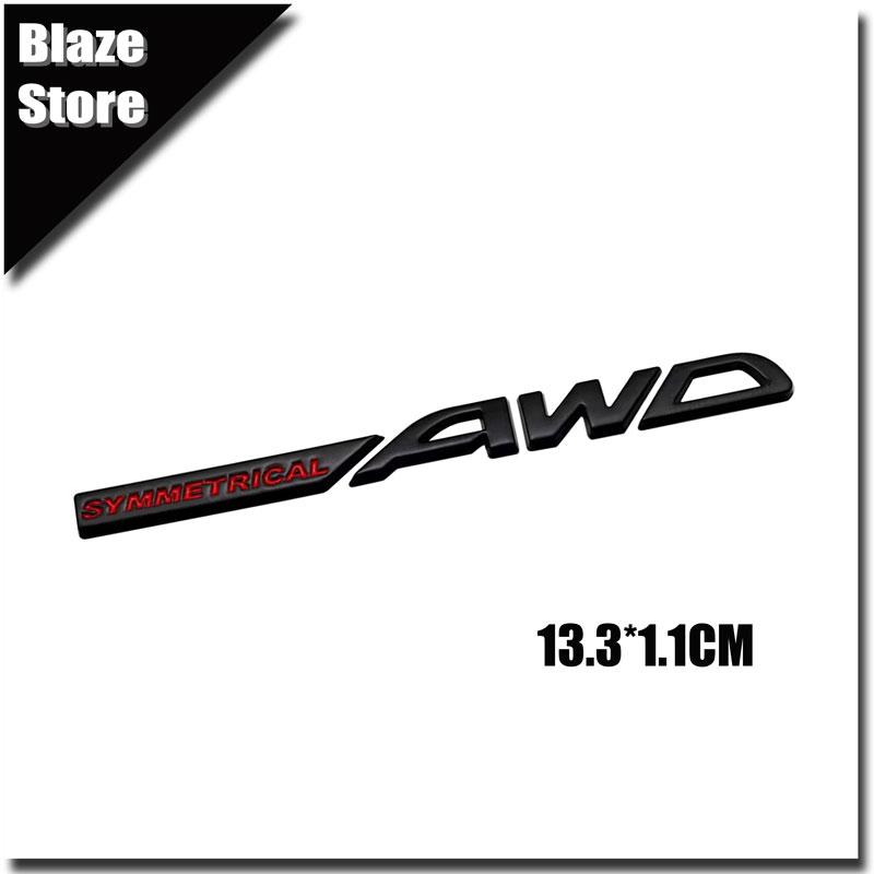 3D Металлическая Симметричная Эмблема AWD На Крышку Багажника Автомобиля Автомобильная Наклейка Для BRZ XV Outback Forester Asahi Panther WRX Impreza